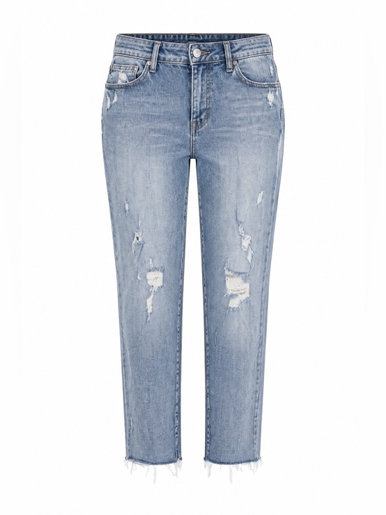 Judy Blue Denim - Judy Blue Light Blue Distressed Women’s Jeans. Boyfriend‎ Fit. Sz 20W